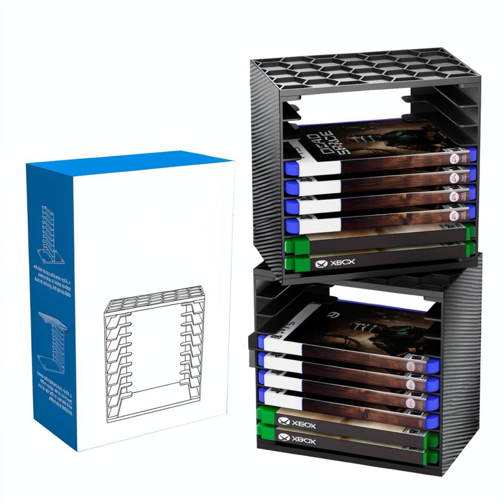 Gaming Console Display Case - Torre porta carte di gioco per