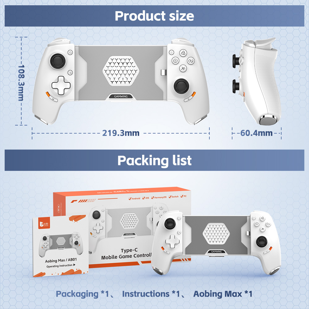 Originale Gamwing Aobing Max T - Gaming Console For Phone recensione e prezzo